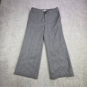 Avec Les Filles Plaid Wide Leg Crop Pants‎ Women's Size 2